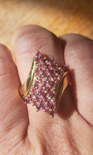 Vintage Pink Gemstone Ring