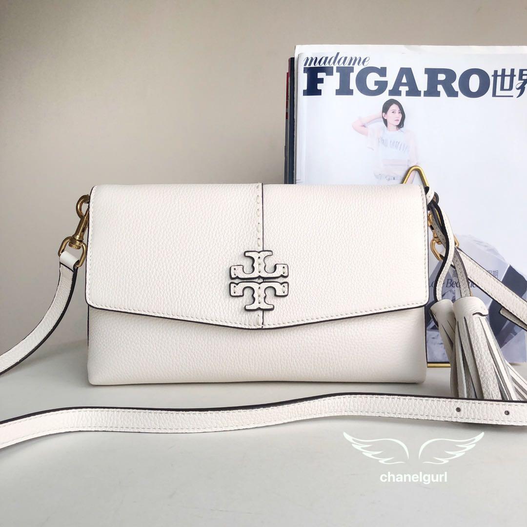 Tory Burch Handbags White Leather ref.970075 - Joli Closet