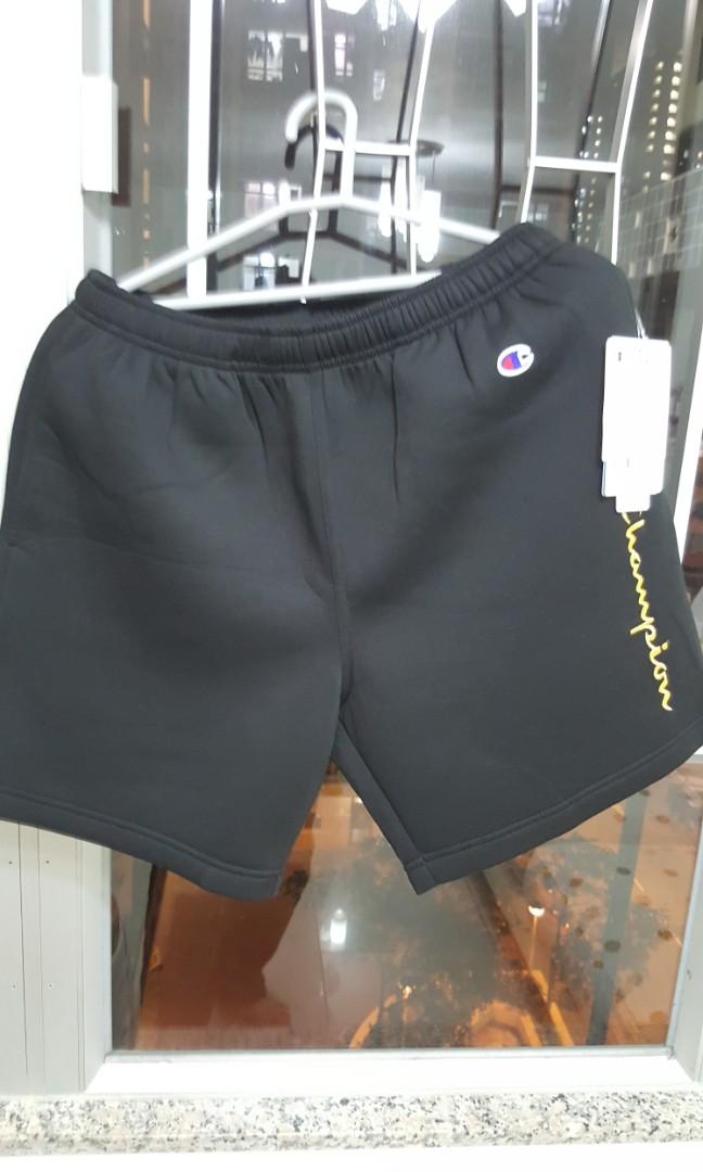 Champion sweat shorts black clearance