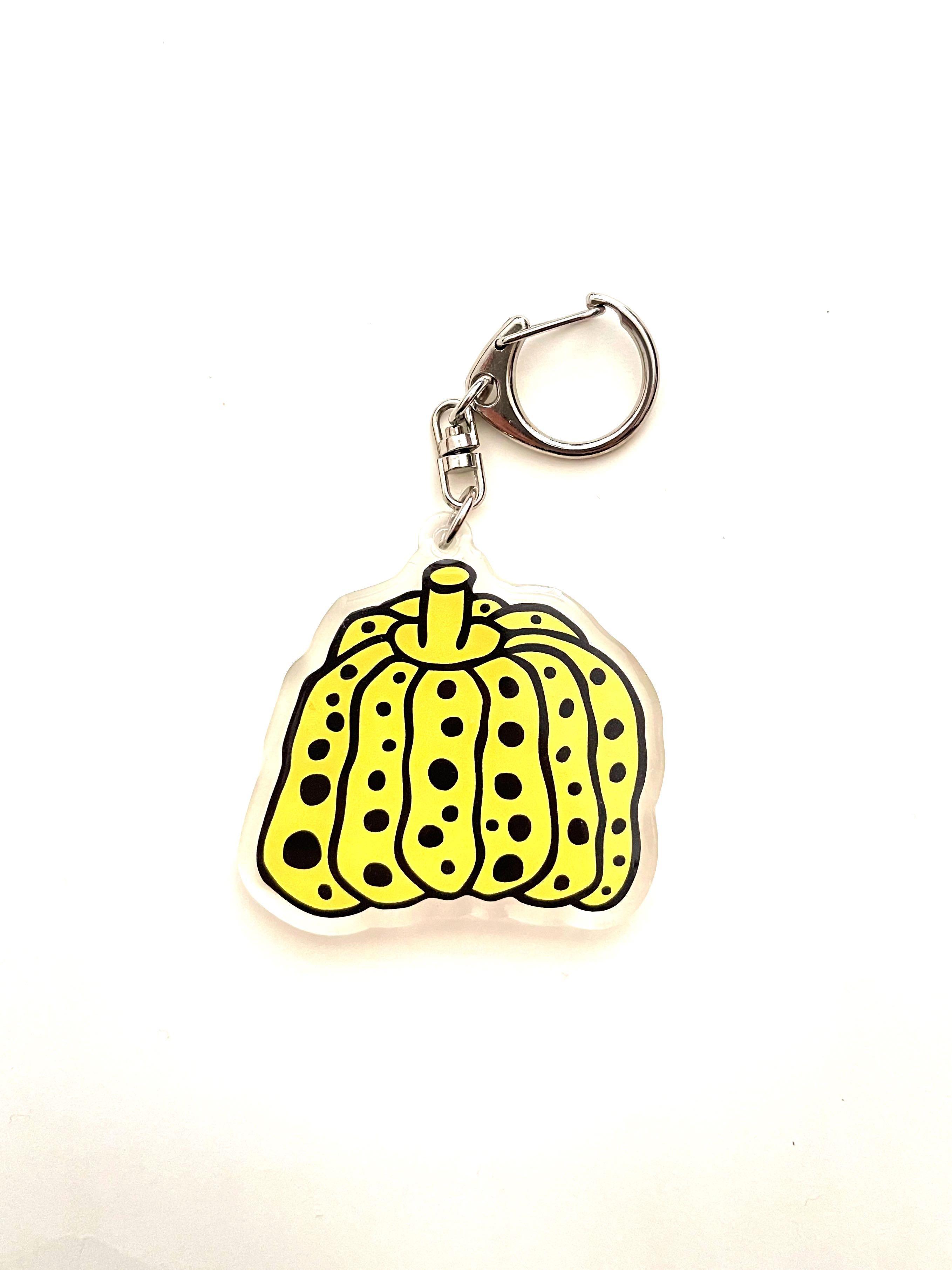 2019 YAYOI KUSAMA NAOSHIMA Yellow Pumpkin Keychain Limited Edition, 興趣及遊戲, 手作＆自家設計, 工藝用品及工具