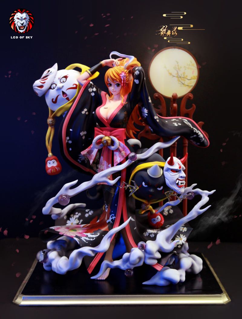 天獅-工作室最美妖姬-九美妖狐娜美草帽團海賊王gk hunter, 興趣及遊戲, 玩具& 遊戲類- Carousell