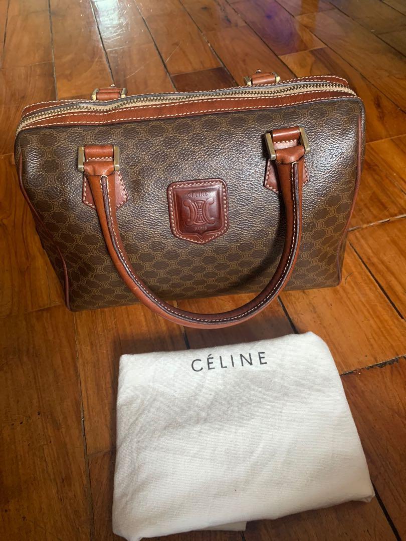 Vintage Celine Macadam Boston bag