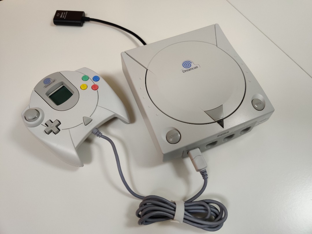 世嘉Sega Dreamcast HKT-3030 歐版PAL 主機連手掣, 電子遊戲, 電子 