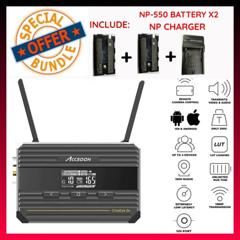 Accsoon CineEye 2S Wireless SDI/HDMI Video Transmitter with 5 GHz WiFi