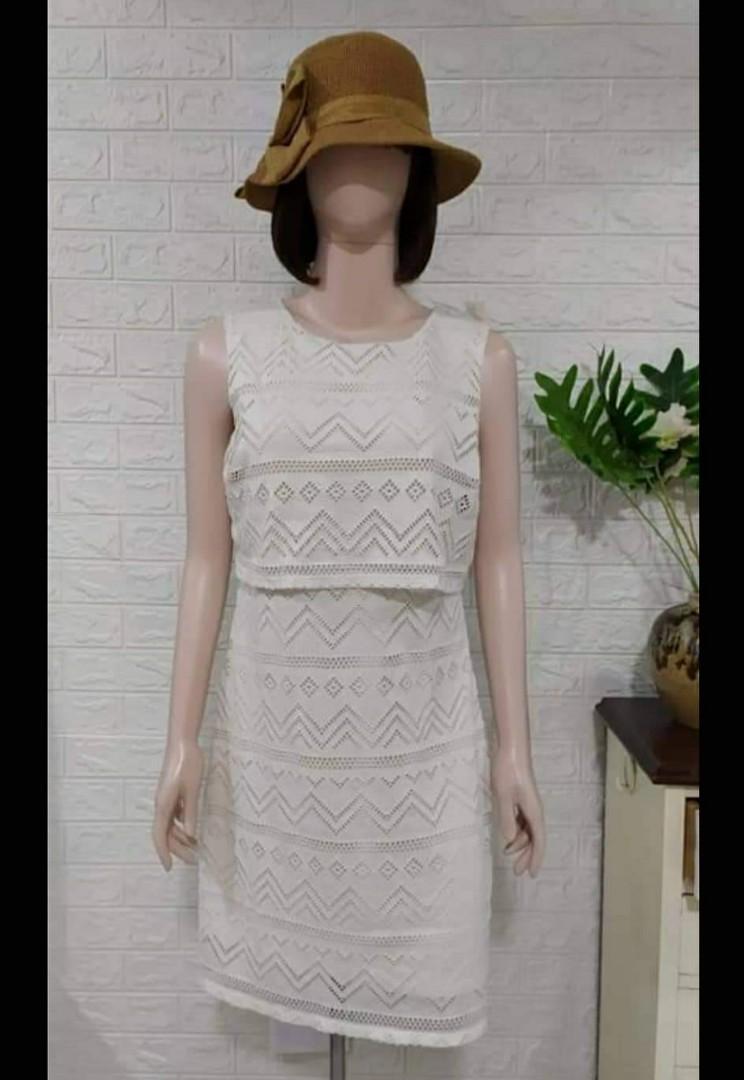 ALFANI PETITE White Dress Women s Fashion Dresses Sets Dresses on Carousell