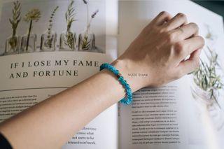 Apatite + Pyrite Bracelet