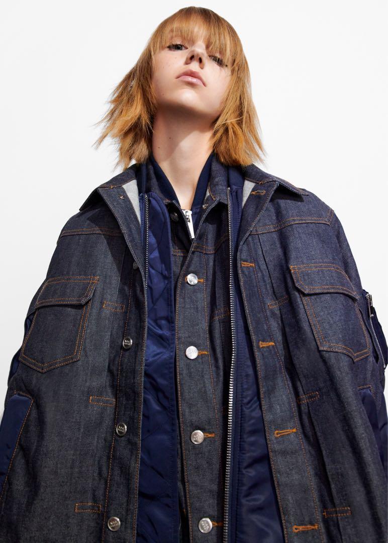 激安本物 EIMI BLOUSON APC × sacai denim 