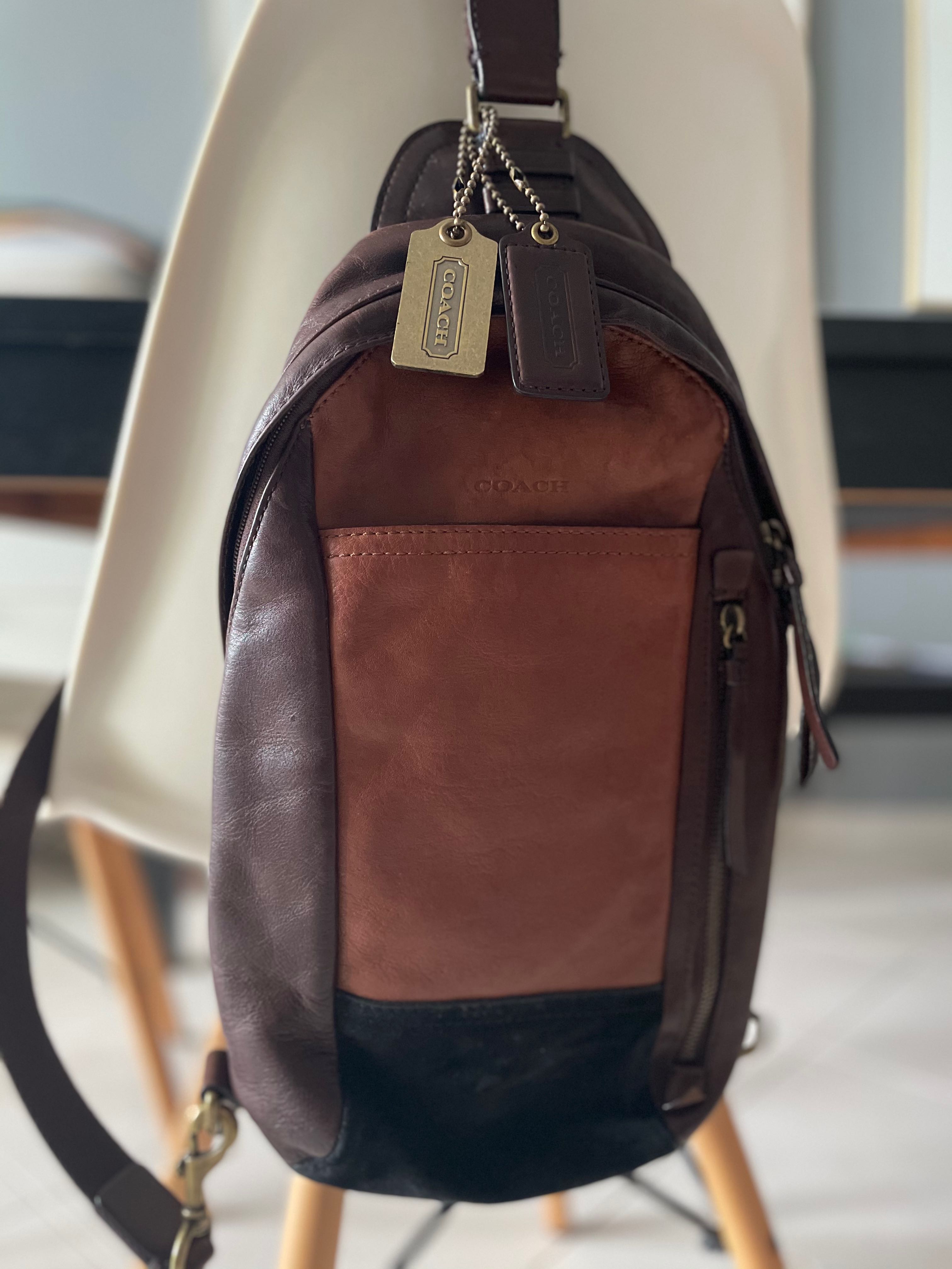 Authentic Coach Sling Bag, Men's 