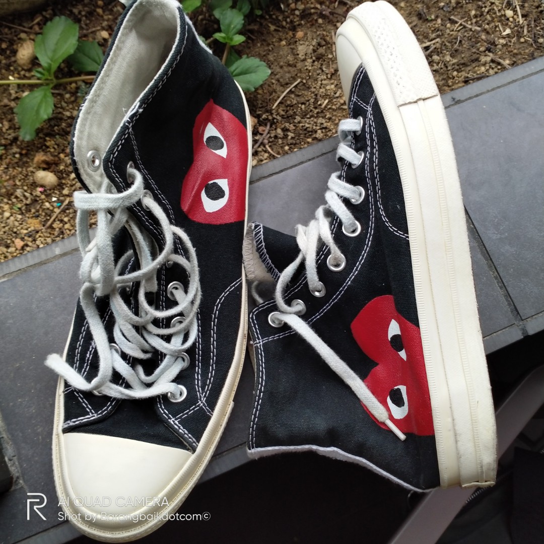 cdg converse size 10