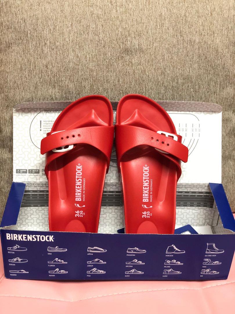Birkenstock eva madrid red new arrivals