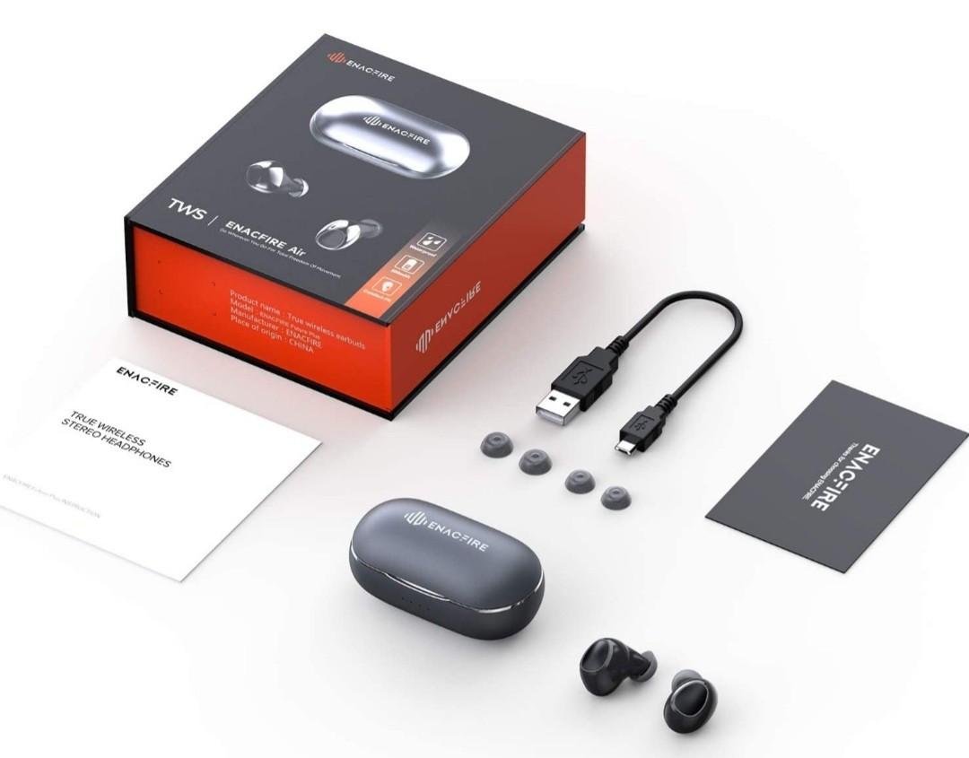 Bluetooth 5.0 Wireless Headphones ENACFIRE Air Wireless Bluetooth