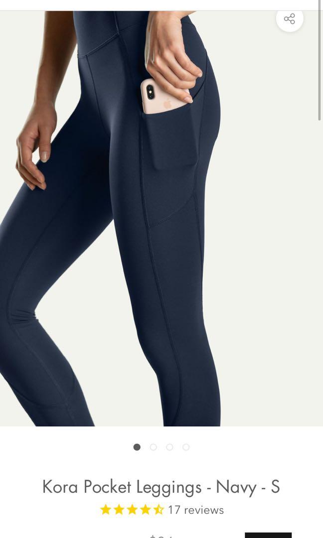 BNWT KYDRA Kyro Pocket Leggings - Navy Size S, Women's Fashion