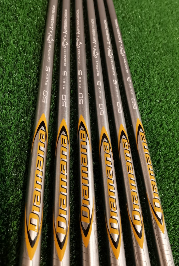 (BRAND NEW) Diamana 50 gram flex S mitsubishi chemical callaway shafts  {with grip P to 5}