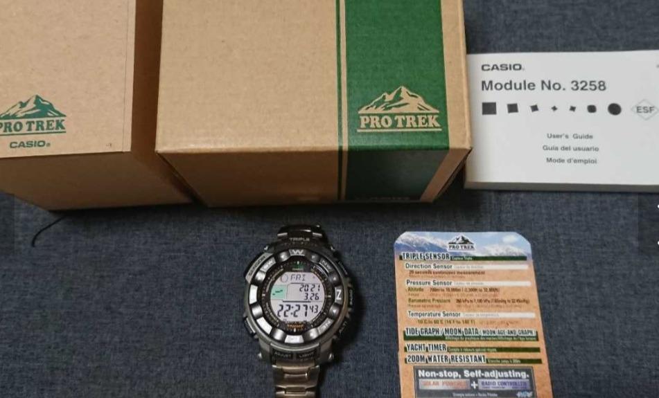 Casio prw 2500 titanium shop
