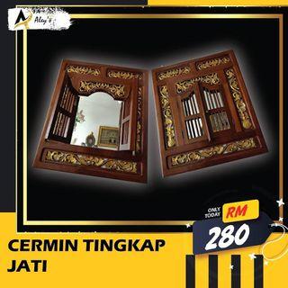 Kayu Jati Cermin Home Decor Carousell Malaysia