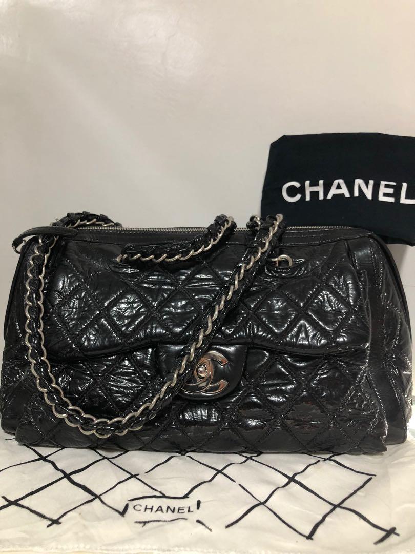 Chanel Patent Quilted Day Glo Flap Bag