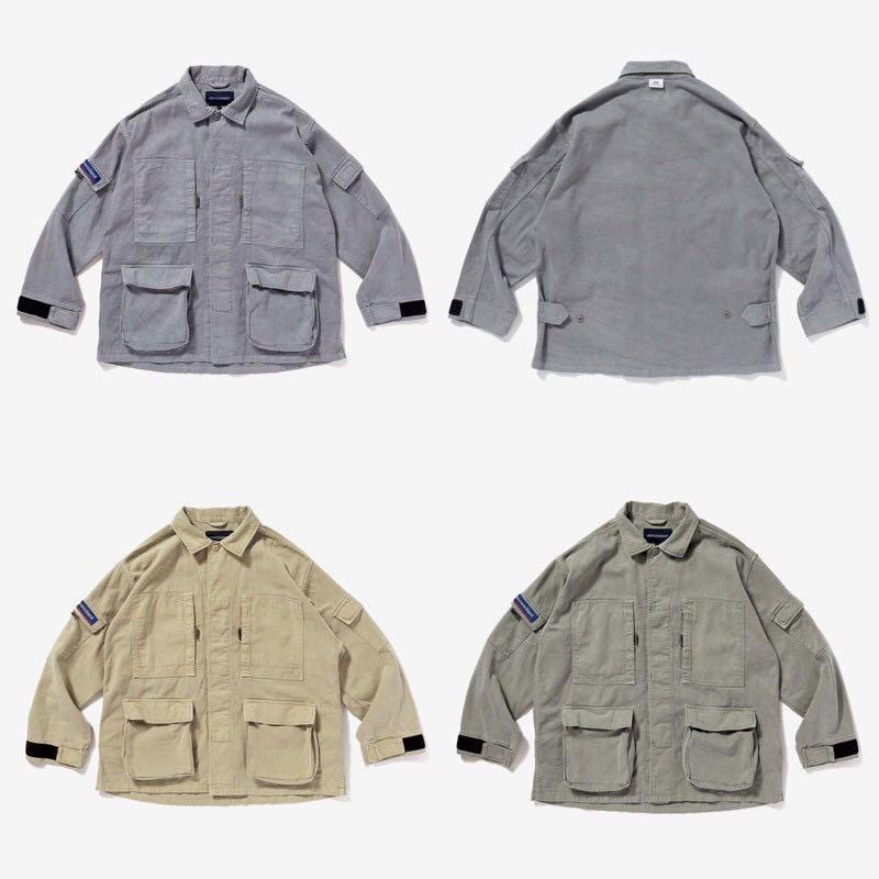 Descendant 20aw dwu twill jacket Grey 02 dcdt