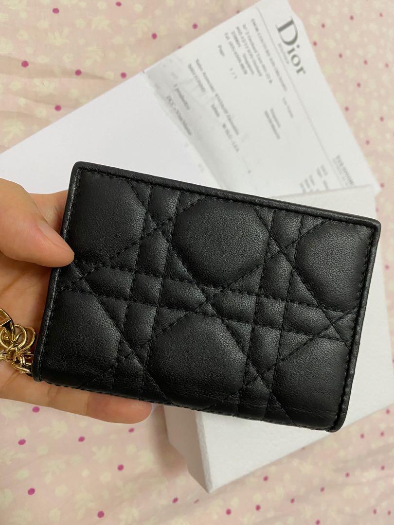 Dior small wallet & card holder, Luxury, Bags & Wallets on Carousell