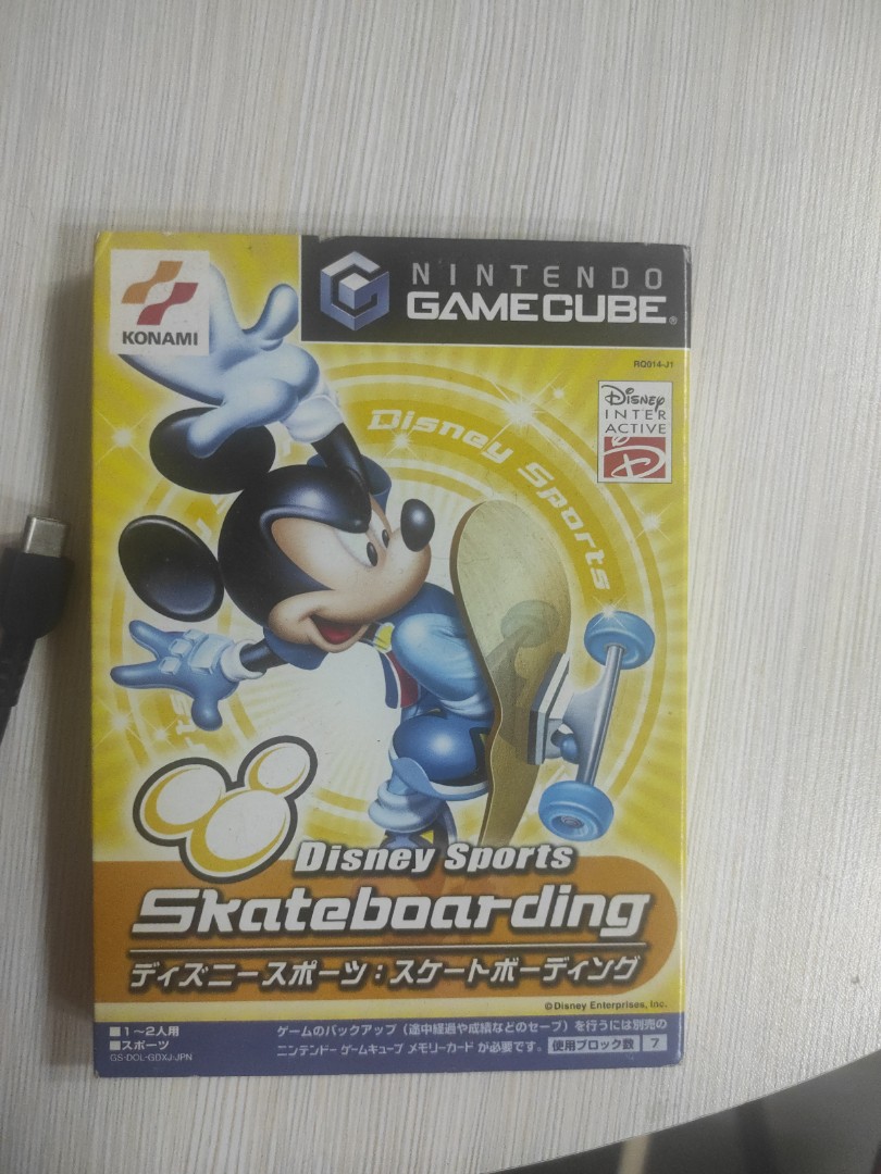 Disney sports skateboarding, 電子遊戲, 遊戲機配件, 遊戲週邊商品