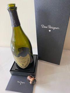 Vintage Dom Perignon 2000 Empty Glass Bottle 750ml Green No Box Excellent