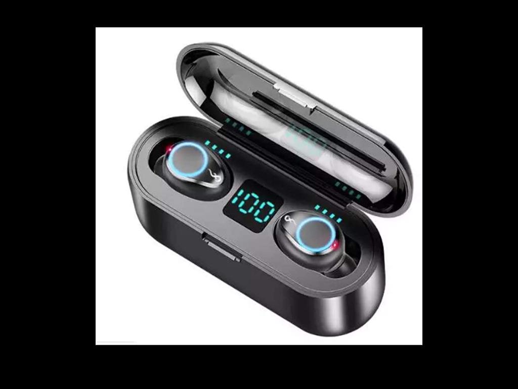 Bluetooth 5.0 wireless earbuds f9 touch ipx8 waterproof charging box cheap hifi