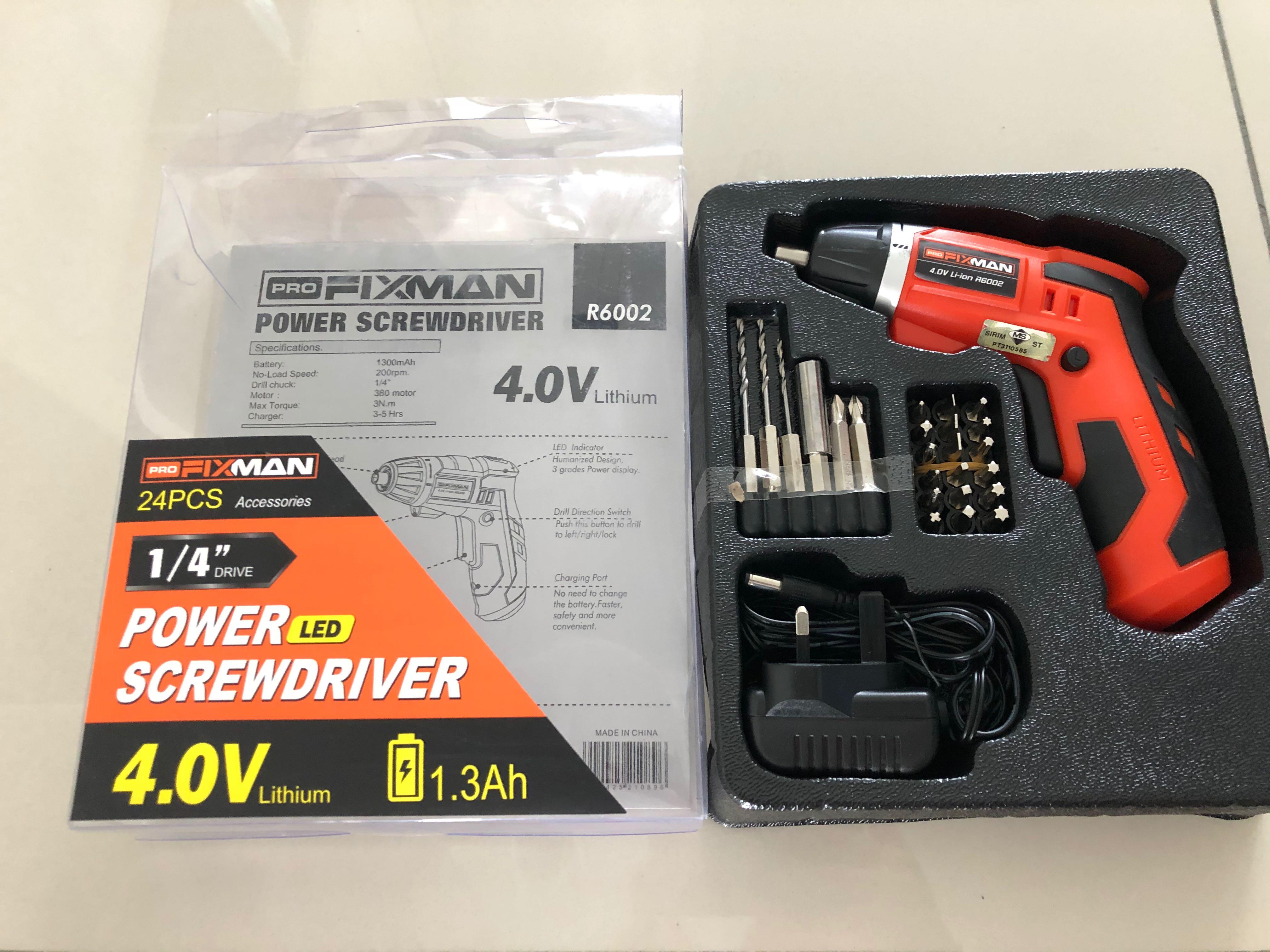 Fixman cordless screwdriver online