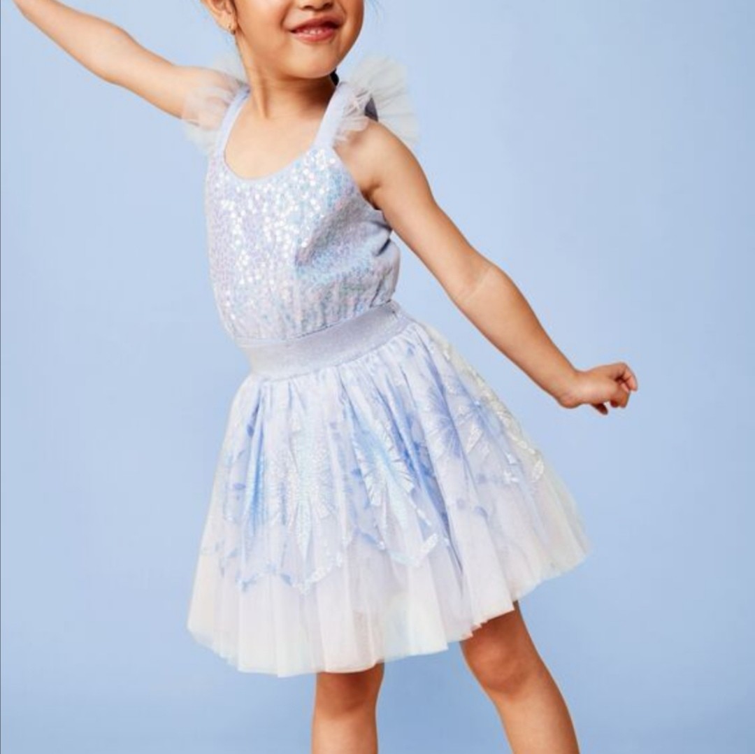 Frozen top cotton dress