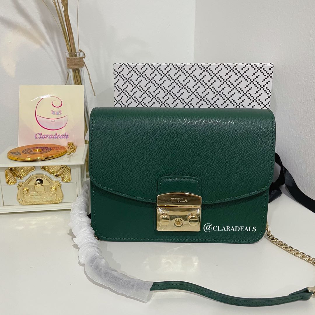 Furla Metropolis Medium Green Women s Fashion Bags Wallets