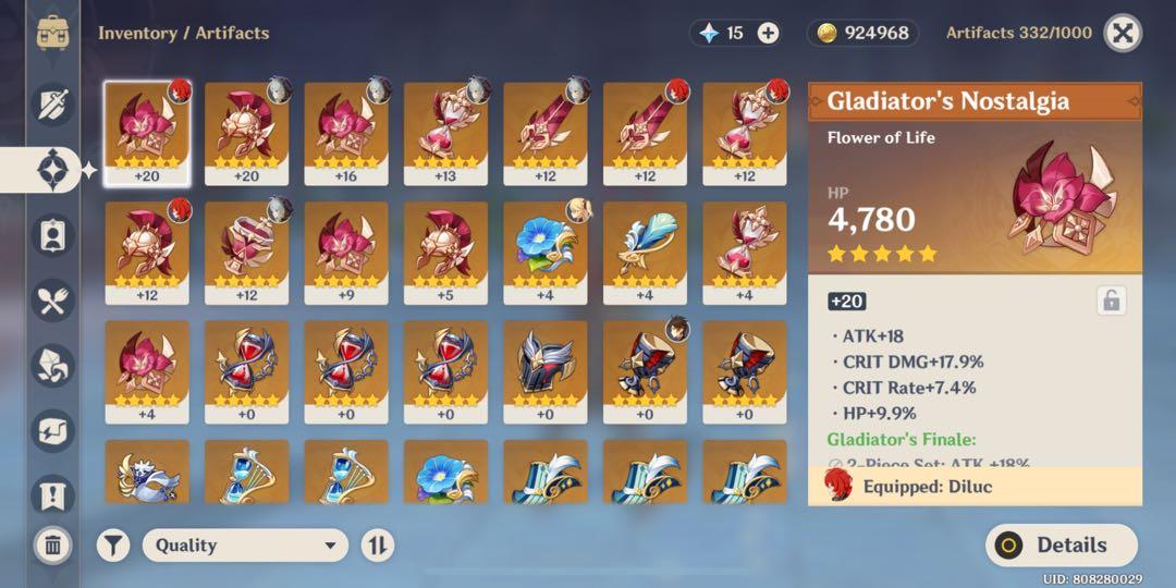 GENSHIN IMPACT With 8 5stars (Category: Others) located in Iloilo. Submitted by bbz0611 (Listing ID 1077900733, Image 3). Description: 5 star. Zhong li Constellation 1 Diluc QiQi Venti Klee+skyward atlas 4stars Razor Fishcil Both C4 ALL OTHER CHARACTERS have high constellation Message me for more details.
