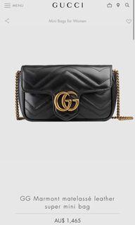 Gucci Marmont Super mini