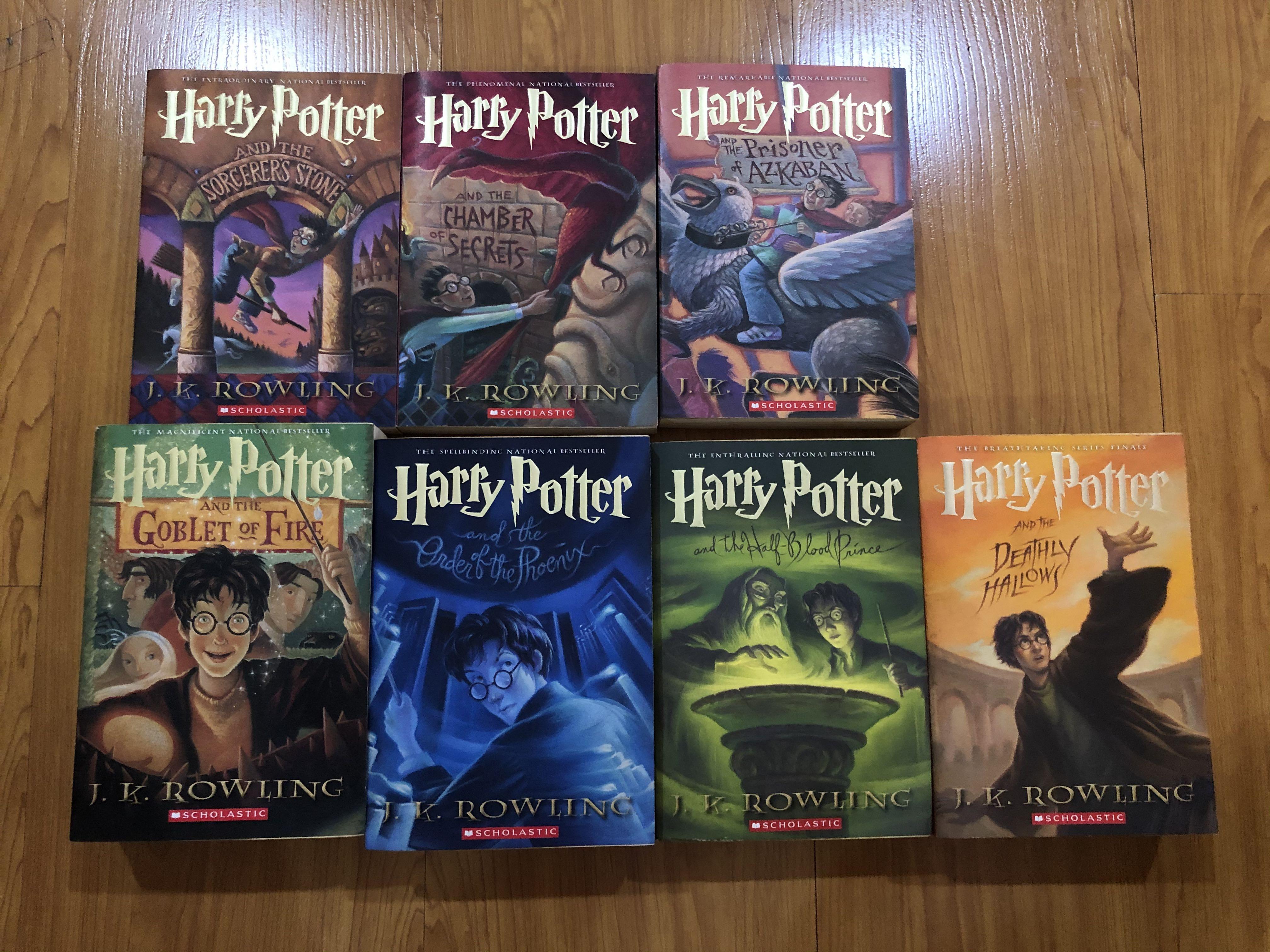 Harry Potter book set, Hobbies & Toys, Books & Magazines, Fiction & NonFiction on Carousell
