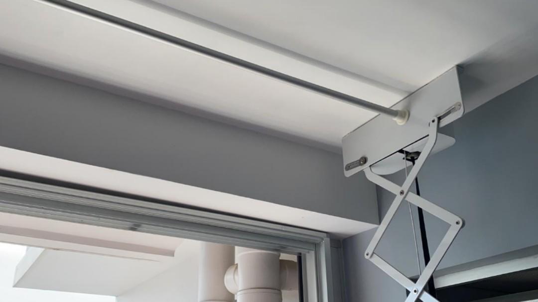 HDB BTO LAUNDRY CLOTHES HANGER YARD RACK REPAIR, Furniture & Home