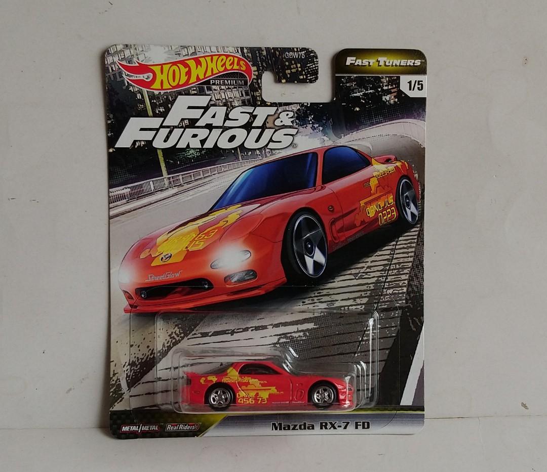 Hotwheels Fast Furious Mazda Rx 7 Fd 車仔 玩具 遊戲類 玩具 Carousell
