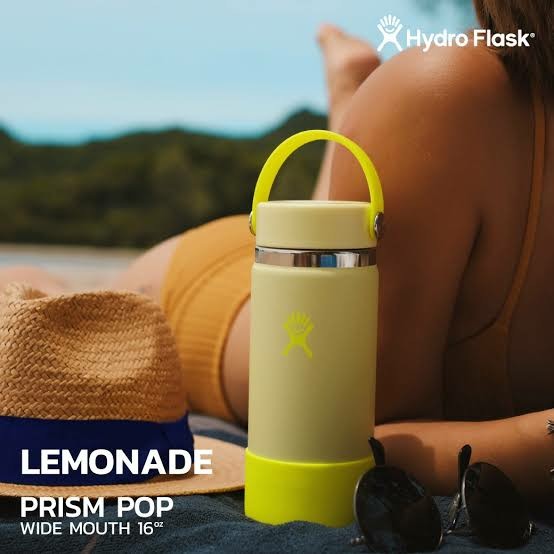 Hydro Flask Prism Pop Limited Edition 40 oz Wide Mouth - Lemonade