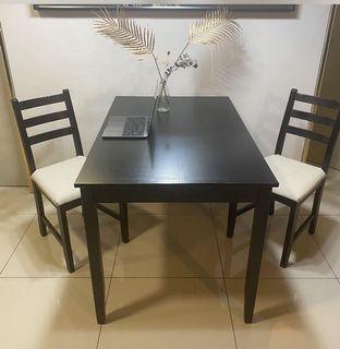 IKEA lerhamn dining table and chairs