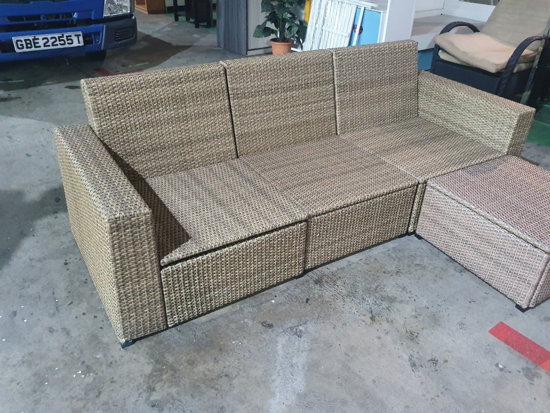 IKEA outdoor sofa, Furniture & Home Living, Furniture, Chairs on Carousell