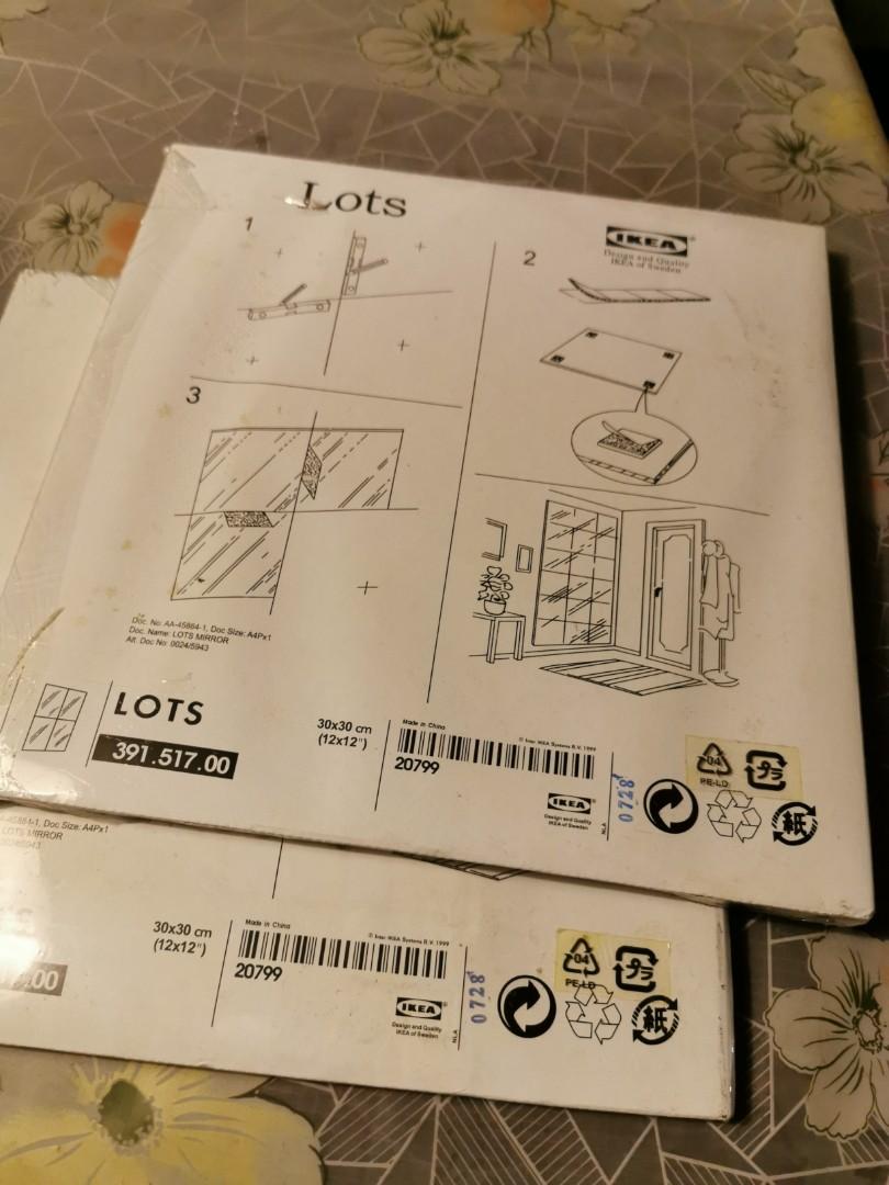 Ikea Square wall mirrors (LOTS), Furniture & Home Living, Home Decor
