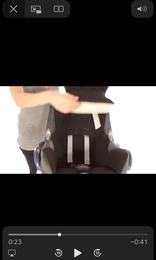 Maxi cosi cabriofix head hotsell hugger