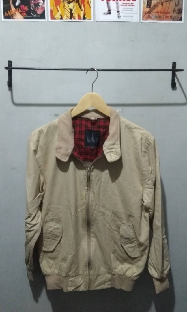 Jaket Harrington khakis cream Screamous 