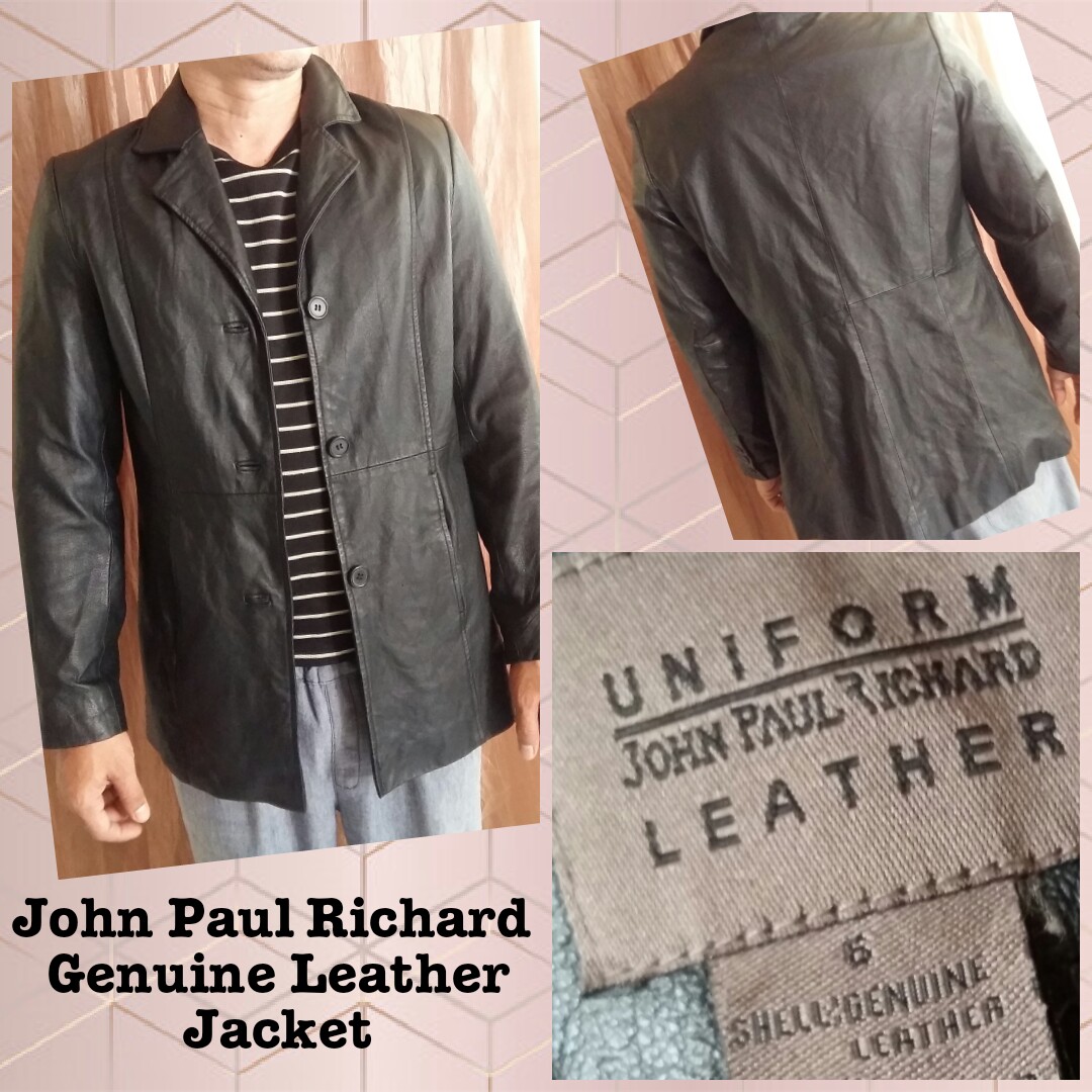 John paul richard leather jacket best sale