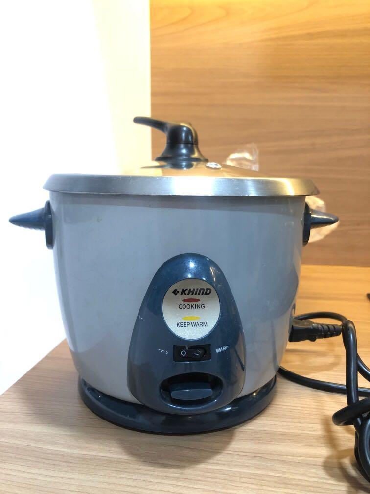 Khind rice cooker 3 cups stainless steel TV Home Appliances Kitchen Appliances Cookers on Carousell