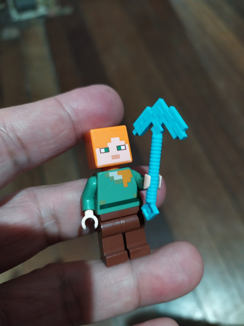 Lego minecraft alex minifigure sale