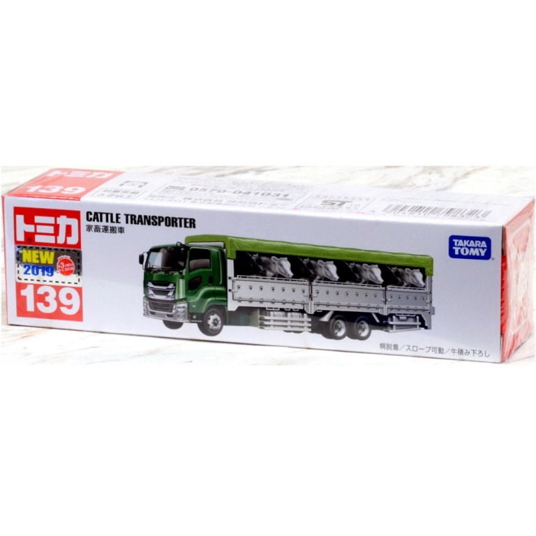Long Type Tomica 長型車網上優惠價 全新正版tomica 139 家畜運送車 運牛車animal Transporter 興趣及遊戲 玩具 遊戲類 Carousell