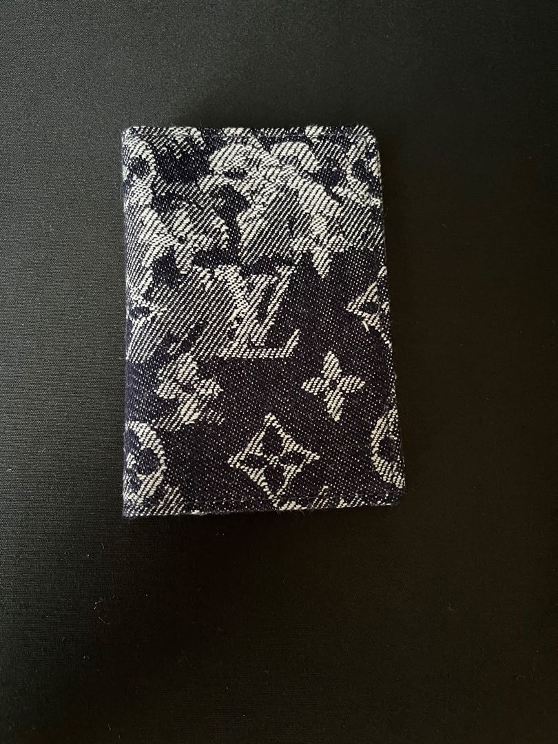 LOUIS VUITTON Monogram Tapestry Pocket Organizer Bleu 618669