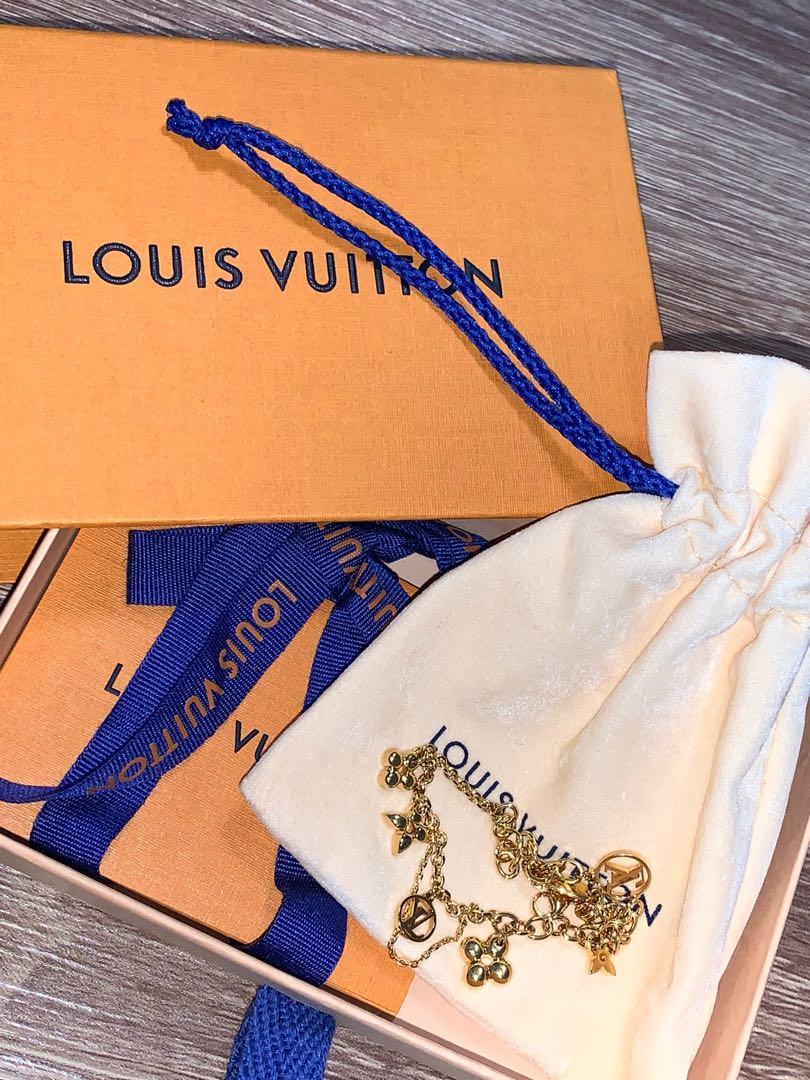 Louis Vuitton Blooming Supple Bracelet - Brass Charm, Bracelets - LOU685267