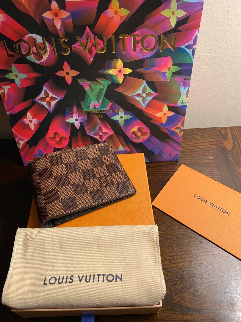 Authentic Louis Vuitton Wallet— Continental CA0188 Damier Ebene