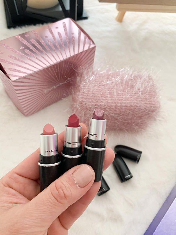mac 3 lipstick set