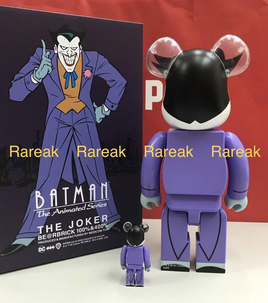 Medicom Bearbrick 2021 Joker the animated series 400% + 100% be