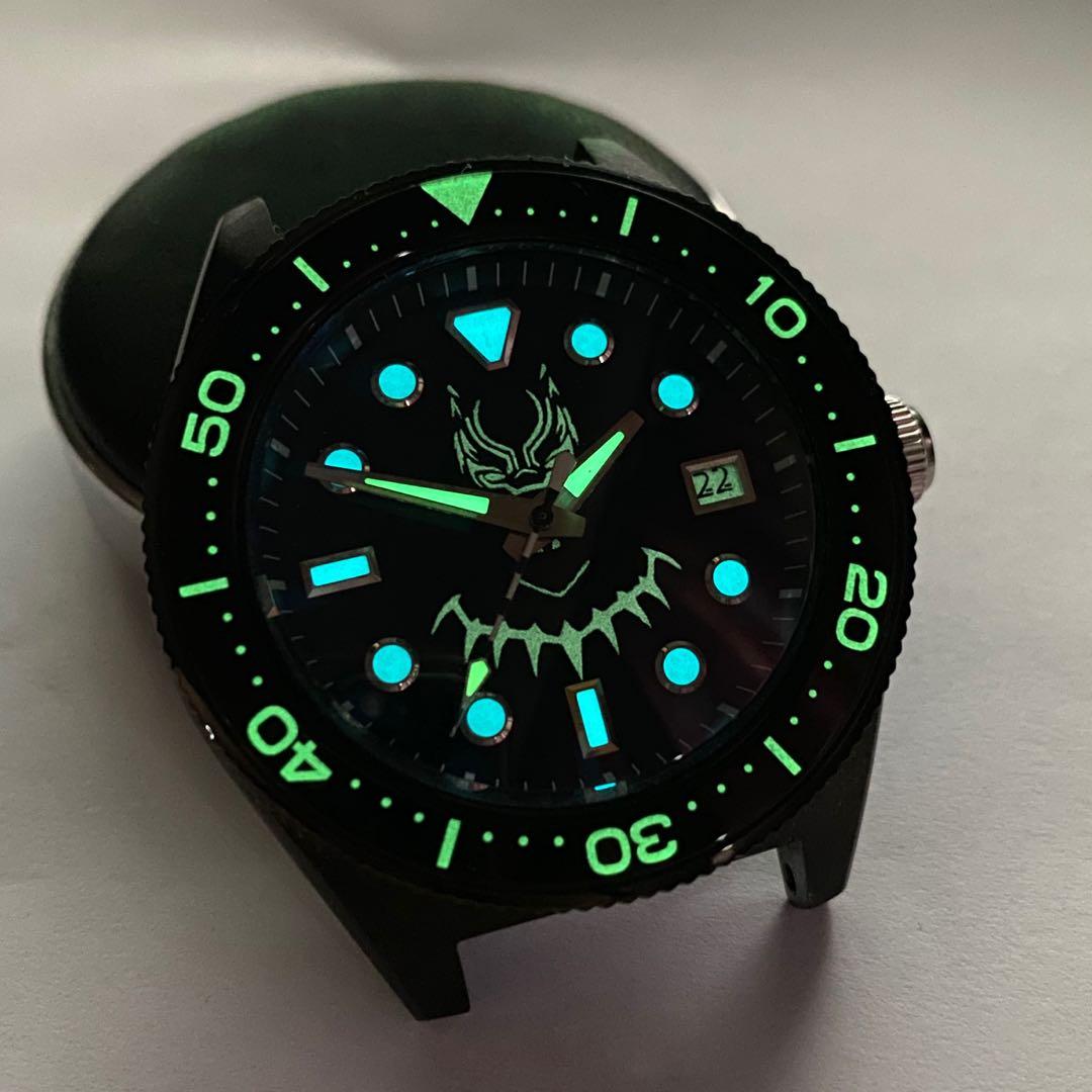 Seiko black clearance panther