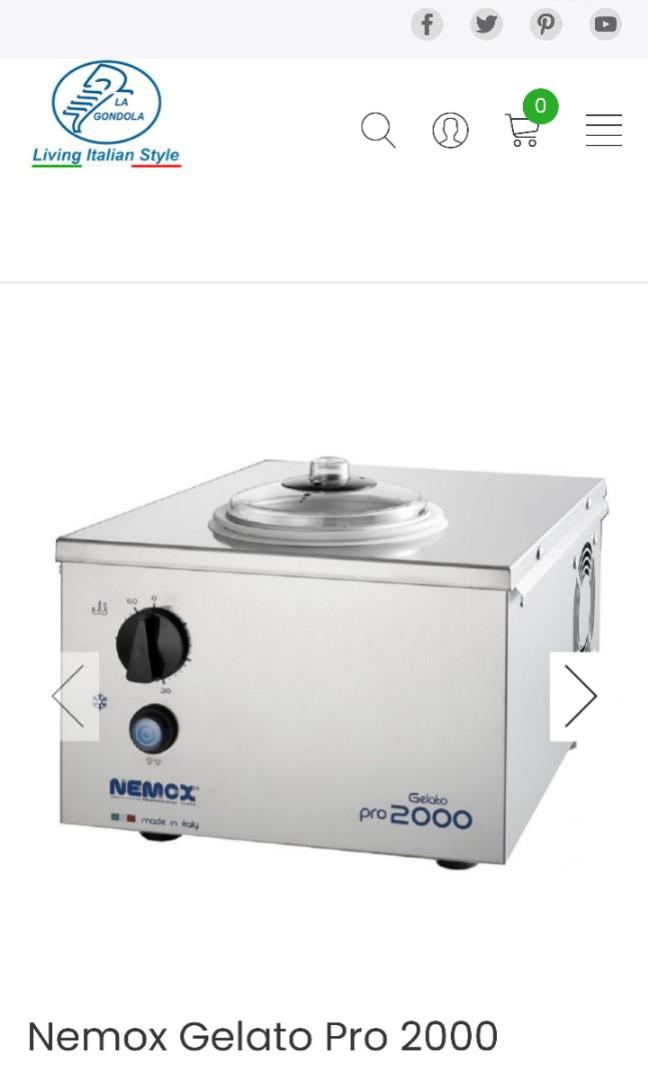 Nemox gelato hotsell pro 2500